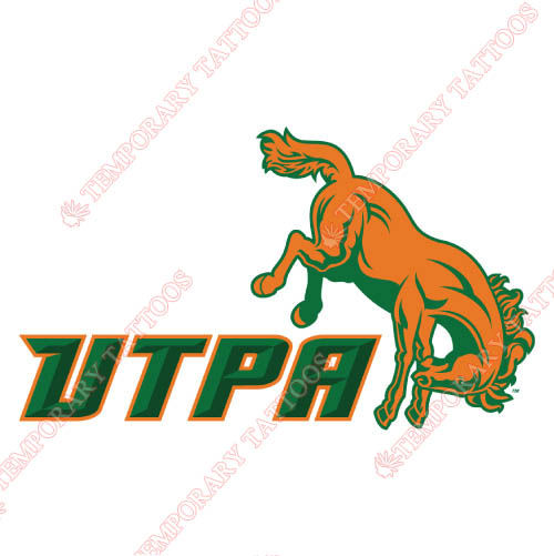 Texas Pan American Broncs Customize Temporary Tattoos Stickers NO.6525